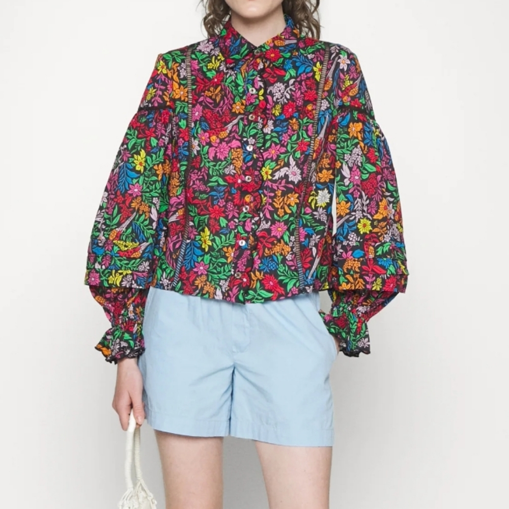FARM Rio Tropical Garden Blouse